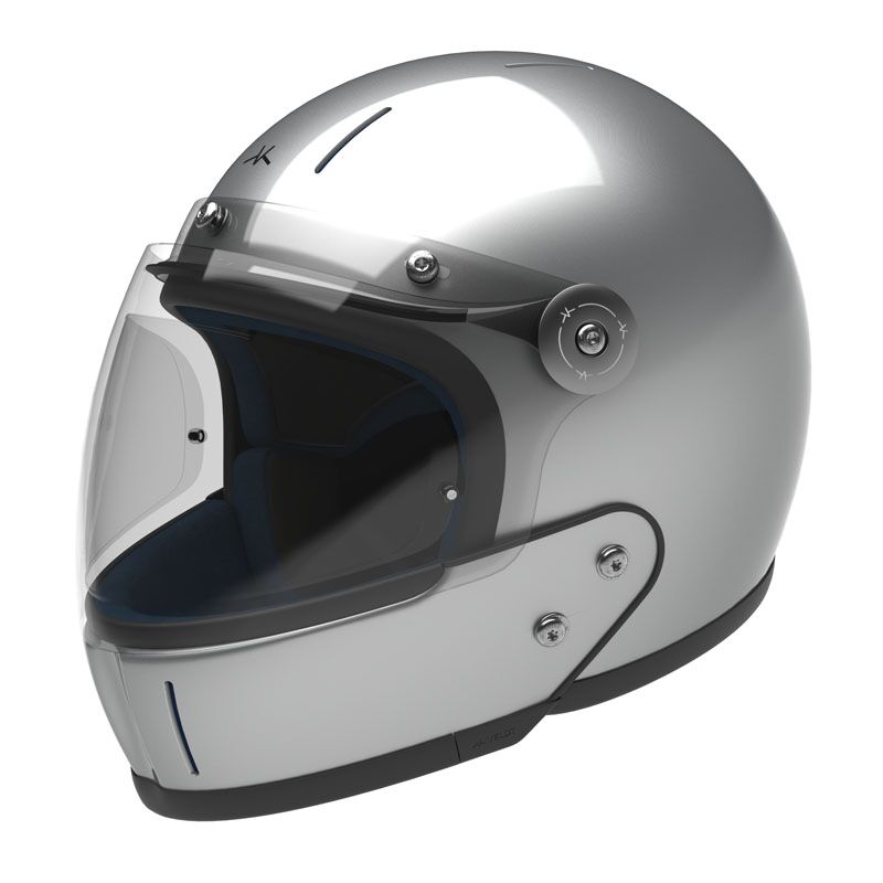 Montlhery - Fullface - Glossy Silver