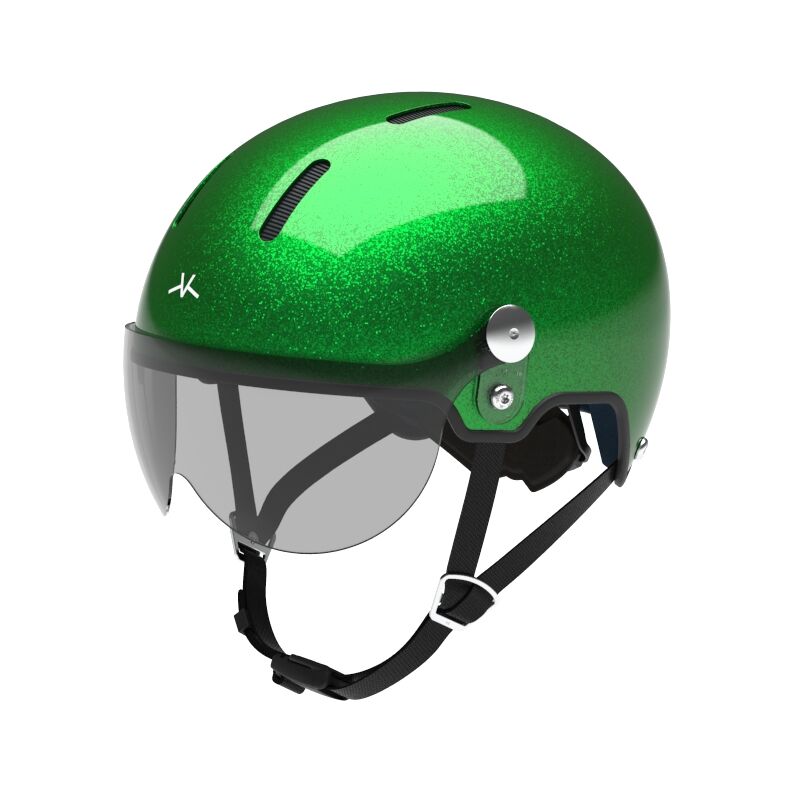 Annecy - Jet - Green Flake