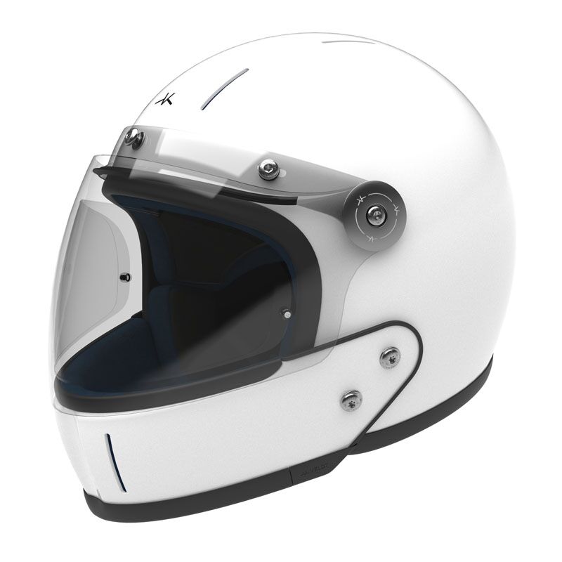 Montlhery - Fullface - Glossy White