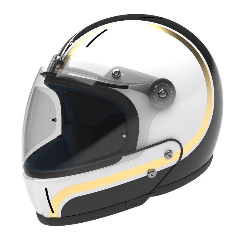 Montlhery - Fullface - Gold Wave Black