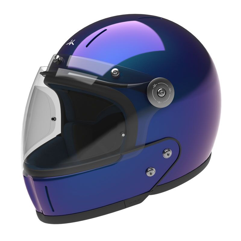 Montlhery - Fullface - Iridescent Blue