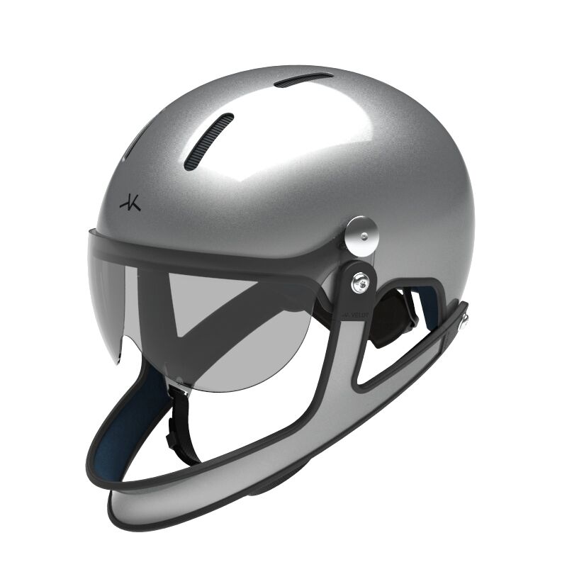 Annecy - Fullface - Glossy Silver