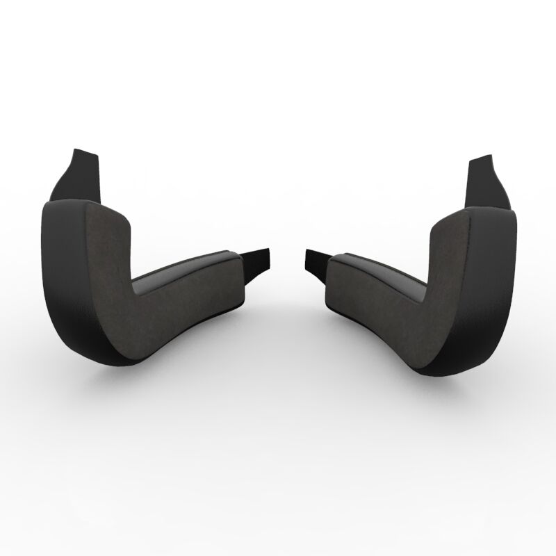 Montlhery Leather Cheeks - 25mm