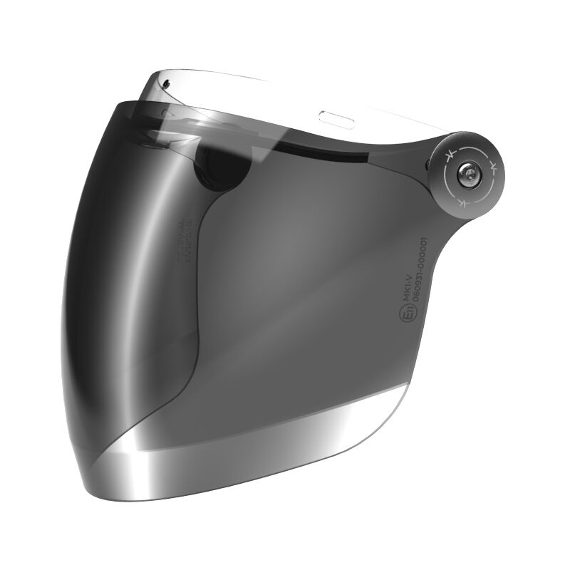 Montlhery Visor Long Chrome