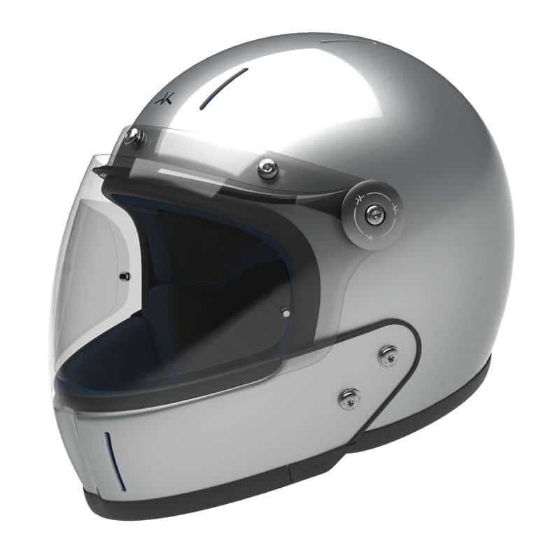 Montlhery - Fullface - Glossy Silver