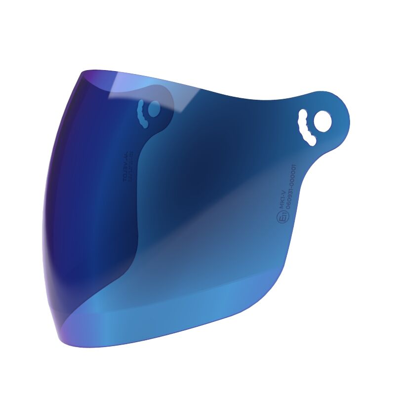 Montlhery Shield Long Mirror Blue