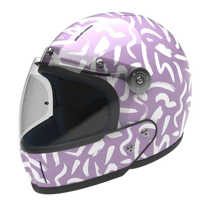 Montlhery - Fullface - Lilac Doodle